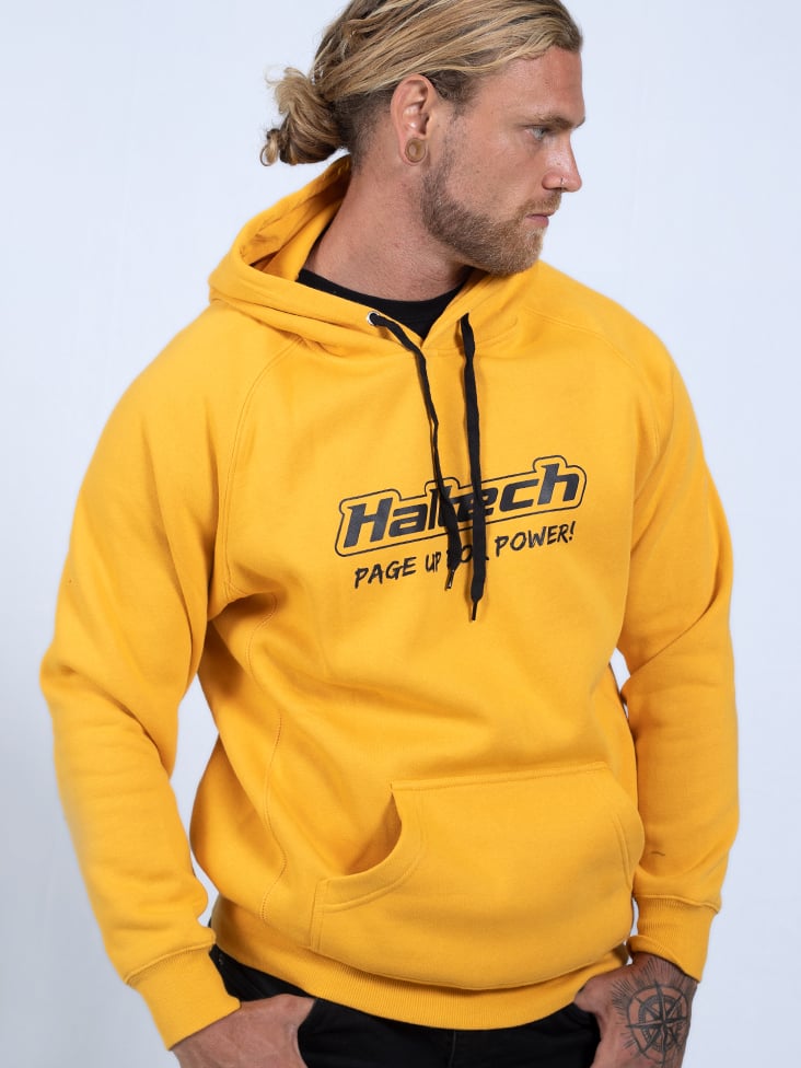 Haltech Classic Hoodie Yellow - Small