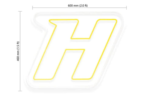 Haltech Neon Sign 600mm x 460mm - UK Plug