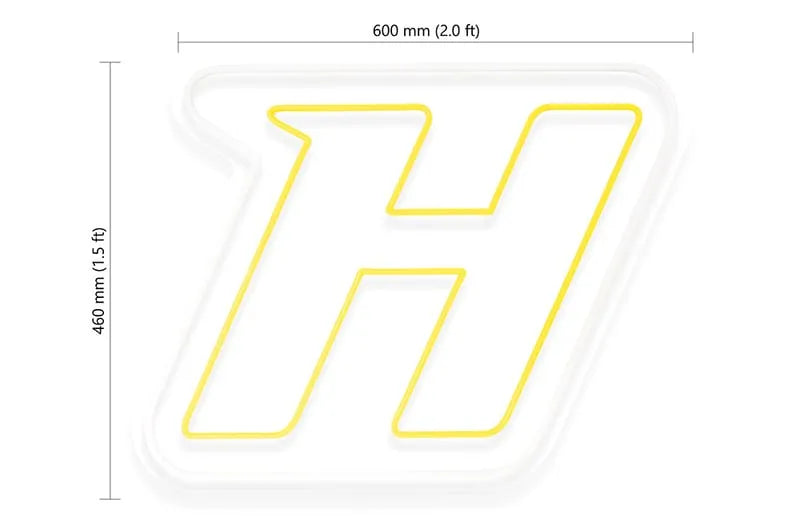 Haltech Neon Sign 600mm x 460mm - UK Plug