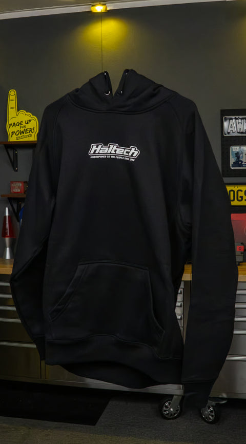 Haltech "Classic" Hoodie Black with White Logo