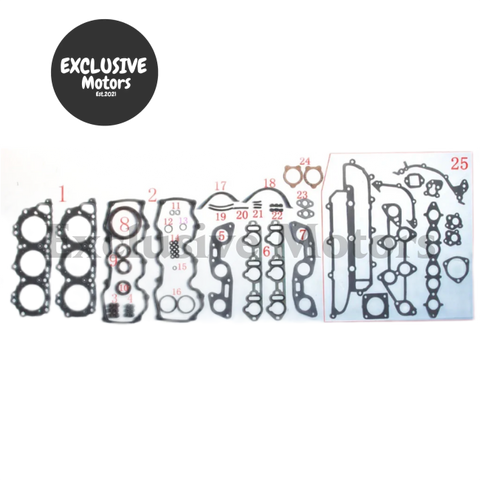 Nissan 2.0L VG20DE Engine Complete Engine Gasket Set