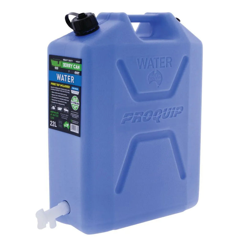 Hulk 4x4 22LT Water Jerry Can With Tap - Light Blue