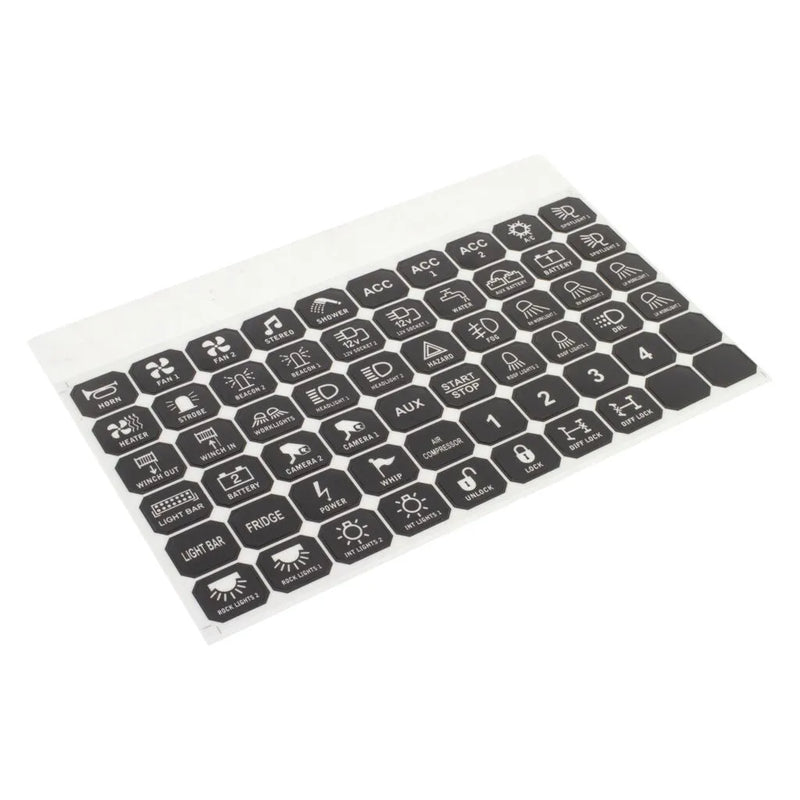 Hulk 4x4 8 Way Smart Switch Panel - 60 Decals