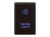 Hulk 4x4 Driving Light Push Button Switch - Blue (Colorado/D-Max 12-16)