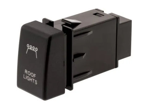 Hulk 4x4 Roof Light Push Button Switch - Blue (Colorado/D-Max 12-16)