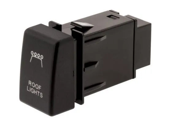 Hulk 4x4 Roof Light Push Button Switch - Blue (Colorado/D-Max 12-16)