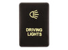 Hulk 4x4 Driving Light Push Button Switch - Amber (Prado/Landcruiser 200 Series 08+)