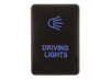 Hulk 4x4 Driving Light Push Button Switch - Blue (Prado/Landcruiser 200 Series 08+)