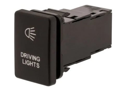 Hulk 4x4 Driving Light Push Button Switch - Blue (Prado/Landcruiser 200 Series 08+)