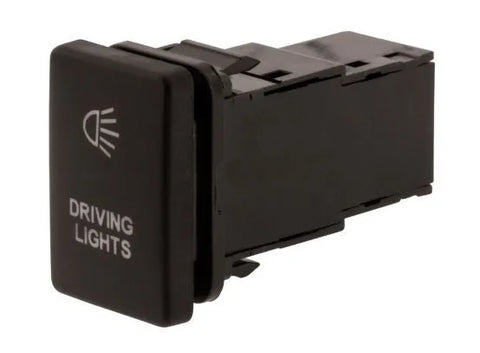 Hulk 4x4 Driving Light Push Button Switch - Green (Prado/Landcruiser 200 Series 08+)