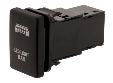 Hulk 4x4 Light Bar Push Button Switch - Blue (Prado/Landcruiser 200 Series 08+)