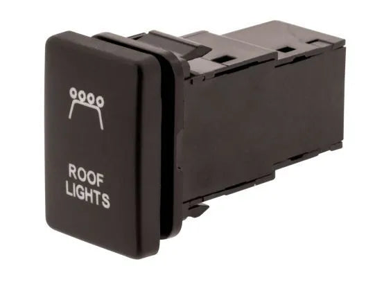 Hulk 4x4 Roof Light Push Button Switch - Amber (Prado/Landcruiser 200 Series 08+)