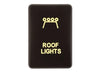 Hulk 4x4 Roof Light Push Button Switch - Amber (Prado/Landcruiser 200 Series 08+)
