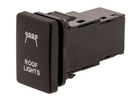 Hulk 4x4 Roof Light Push Button Switch - Amber (Prado/Landcruiser 200 Series 08+)