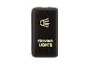 Hulk 4x4 Driving Light Push Button Switch - Amber (Hilux/Landcruiser 100 Series 98-13) — fits Toyota Landcruiser Pr... (image