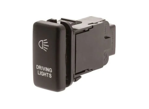Hulk 4x4 Driving Light Push Button Switch - Blue (Hilux/Landcruiser 100 Series 98-13) — fits Toyota Landcruiser Pra... (image