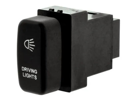 Hulk 4x4 Driving Light Push Button Switch - Amber (Pajero/Triton 02-15) — fits Mitsubishi Challenger Pb