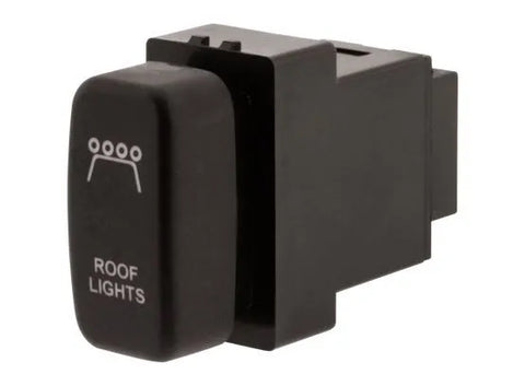 Hulk 4x4 Roof Light Push Button Switch - Amber (Pajero/Triton 02-15) — fits Mitsubishi Challenger Pb