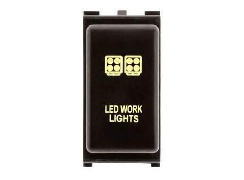 Hulk 4x4 Work Light Push Button Switch- Amber (Pathfinder/Navara 05-18) — fits Nissan Pathfinder