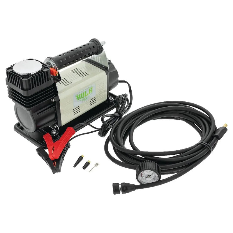 Hulk 4x4 Air Compressor Kit 150PSI 12v 72L/min w/Carry Bag
