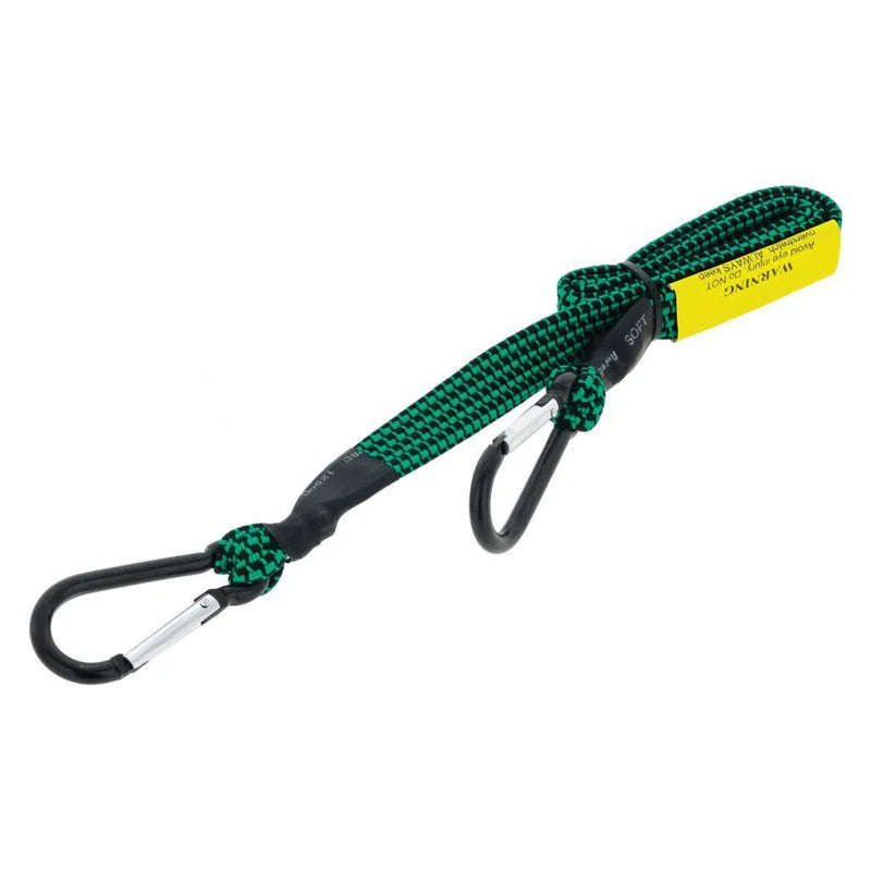 Hulk 4x4 80cm Fat Bungee Carabiner Elastic Strap - Green