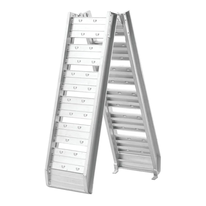 Hulk 4x4 Aluminium Folds Flat Motorcycle Loading Ramp - 200kg