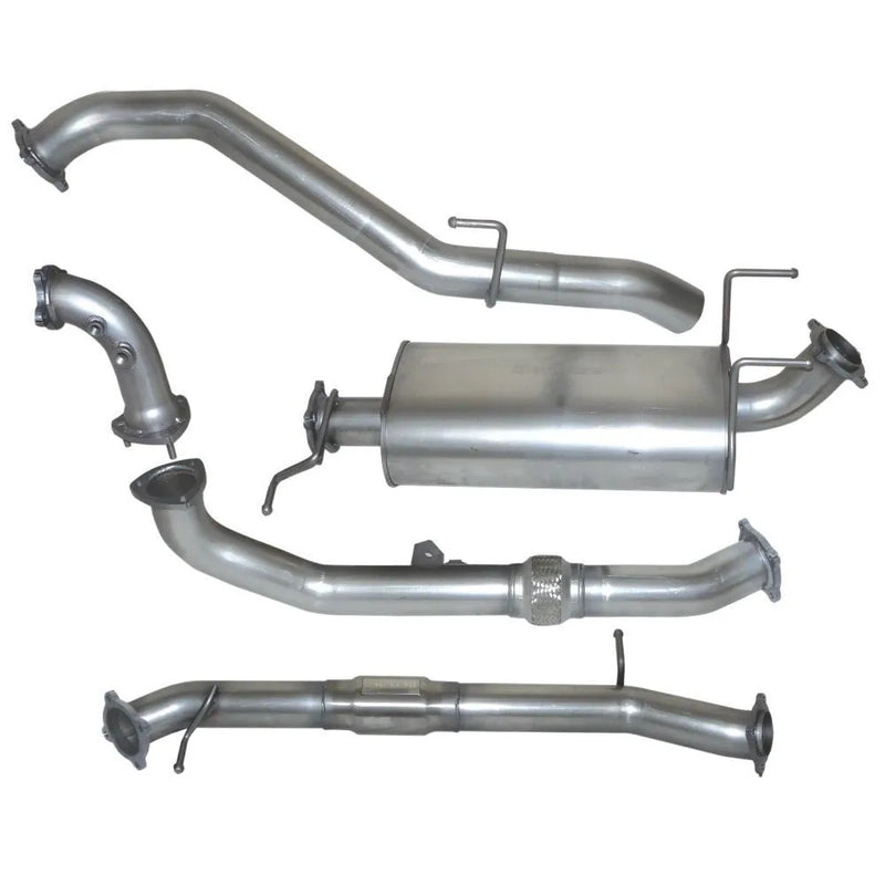 Hulk 4x4 Stainless Steel Exhaust Kit - w/ Muffler (BT50/Ranger 06-10) — fits Ford Ranger