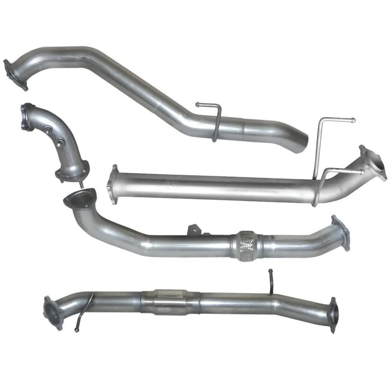 Hulk 4x4 Stainless Steel Exhaust Kit - No Muffler (BT50/Ranger 06-10) — fits Ford Ranger