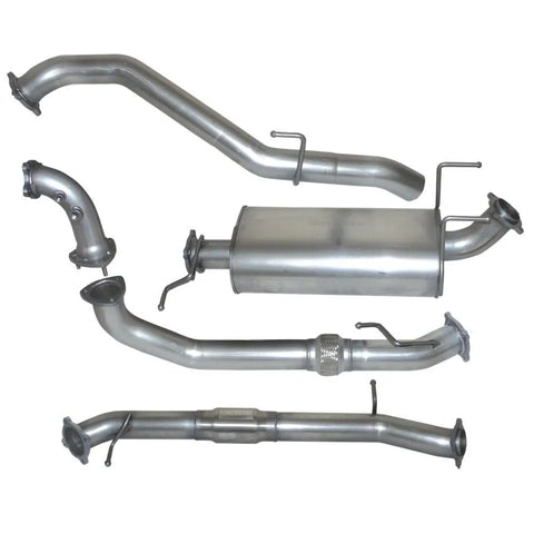 Hulk 4x4 Stainless Steel Exhaust Kit - w/ Muffler (BT-50/Ranger 06-10) — fits Ford Ranger
