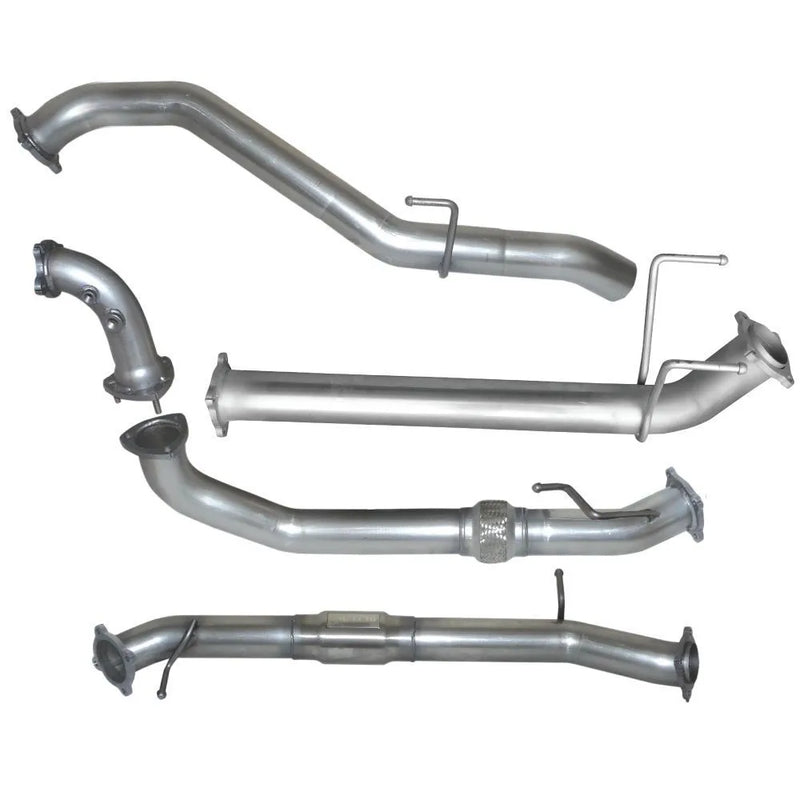 Hulk 4x4 Stainless Steel Exhaust Kit - No Muffler (BT50/Ranger 06-10) — fits Ford Ranger