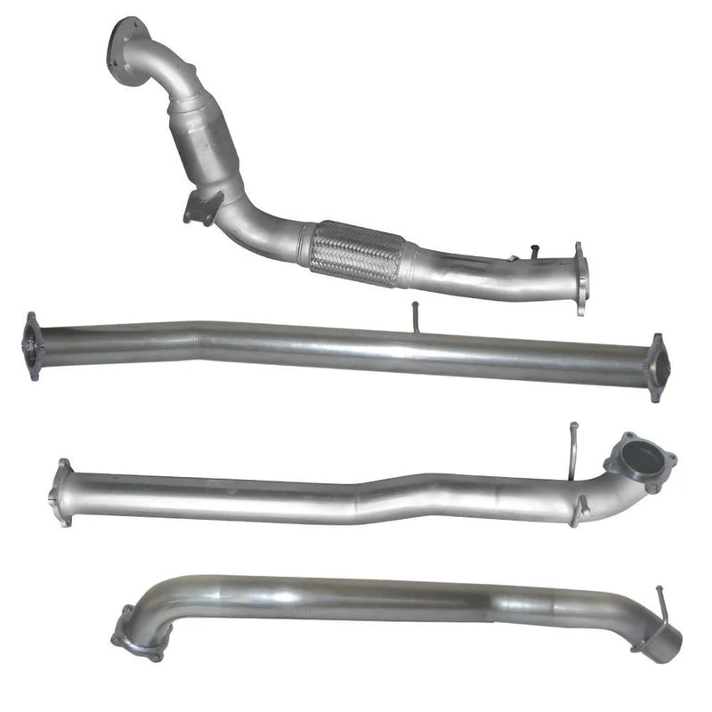 Hulk 4x4 Stainless Steel Exhaust Kit - No Muffler (BT50/Ranger 11-16) — fits Mazda BT-50 UP