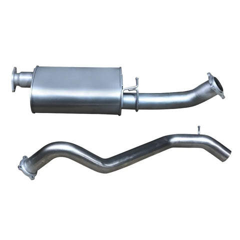 Hulk 4x4 Stainless Steel Exhaust Kit - w/ Muffler (Everest UA-UAII Series) — fits Ford Everest