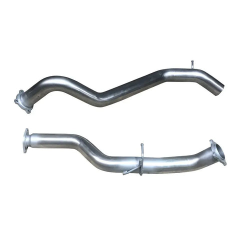 Hulk 4x4 Stainless Steel Cat Back Exhaust Kit - No Muffler (Everest UA-UAII Series) — fits Ford Everest