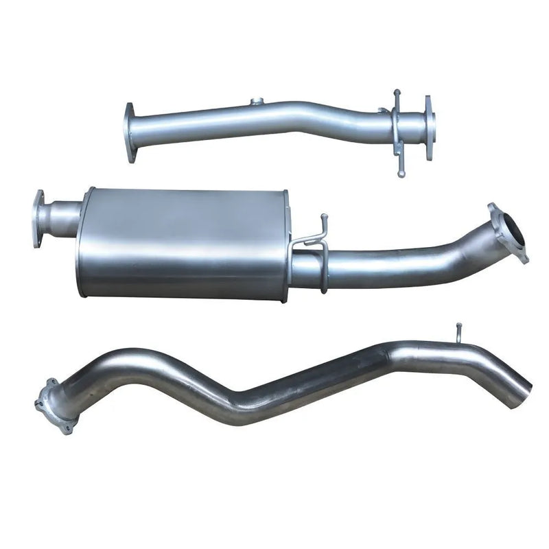 Hulk 4x4 Stainless Steel Exhaust Kit - w/ Muffler (Everest UA II Series) — fits Ford Everest