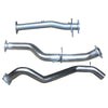 Hulk 4x4 Stainless Steel Exhaust Kit - No Muffler (Everest UA II Series)