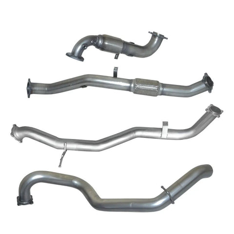 Hulk 4x4 Stainless Steel Exhaust Kit - No Muffler (Patrol) — fits Nissan Patrol GU