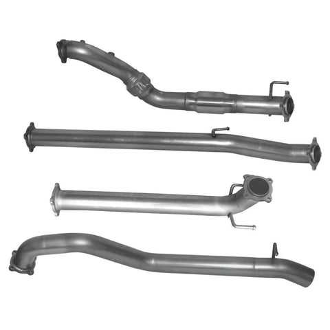 Hulk 4x4 Stainless Steel Exhaust Kit - No Muffler (Hilux 150 Series 05-15) — fits Toyota Hilux N140 N150 N160 N170...