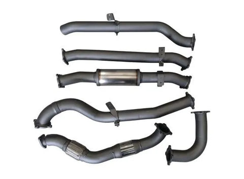 Hulk 4x4 Stainless Steel Exhaust Kit (Landcruiser 79 Series Single Cab 07-15)