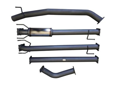 Hulk 4x4 Stainless Steel Exhaust Kit w/Muffler Delete (Hilux GUN Series 15+)