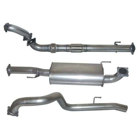 Hulk 4x4 Stainless Steel Exhaust Kit - w/ Muffler (Prado 120/150 06-15) — fits Toyota Landcruiser Prado 150 Series