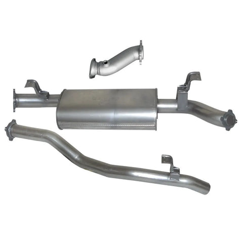 Hulk 4x4 Stainless Steel Exhaust Kit - w/ Muffler (Landcruiser 76 Series) — fits Toyota Landcruiser 76 Series