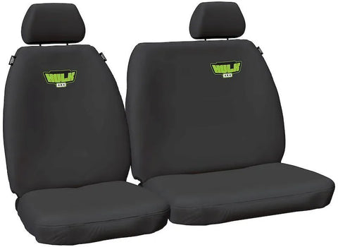 Hulk 4x4 HD Canvas Seat Covers - Front (Landcruiser 70 Series 10+)