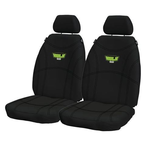 Hulk 4x4 Universal Neoprene Seat Cover Front - Black