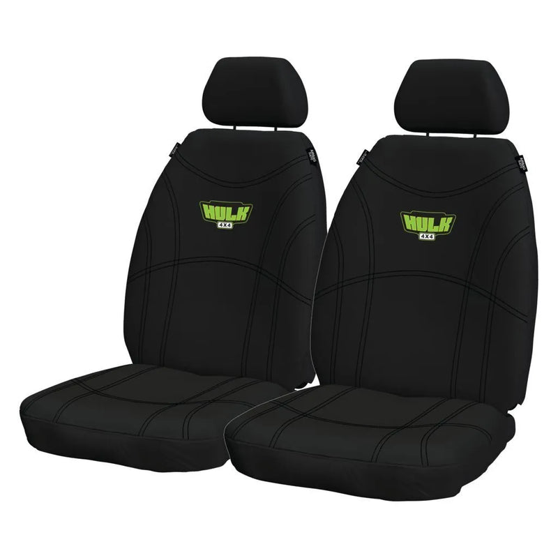 Hulk 4x4 Universal Neoprene Seat Cover Front - Black