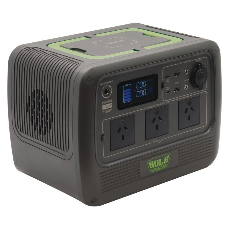 Hulk 4x4 Portable Power Station w/ 700W Pure Sine Wave Inverter