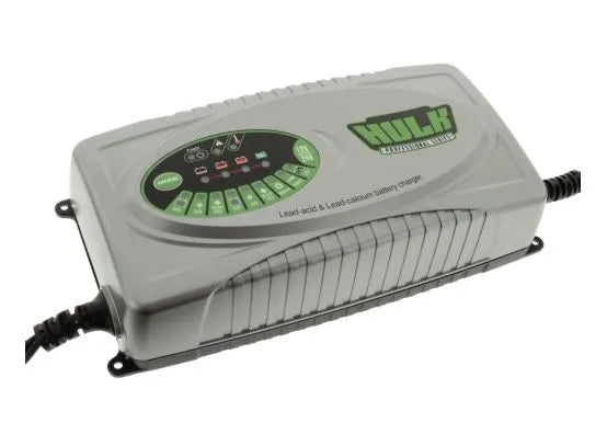 Hulk 4x4 9 Stage Fully Automatic Switchmode Battery Charger - 15 Amp 12/24V