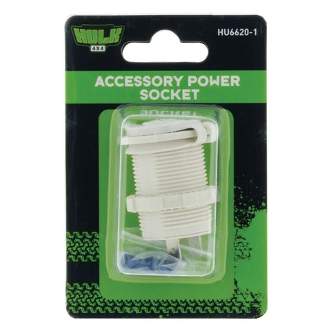 Hulk 4x4 Accessory Power Socket 12/24V 20A - White
