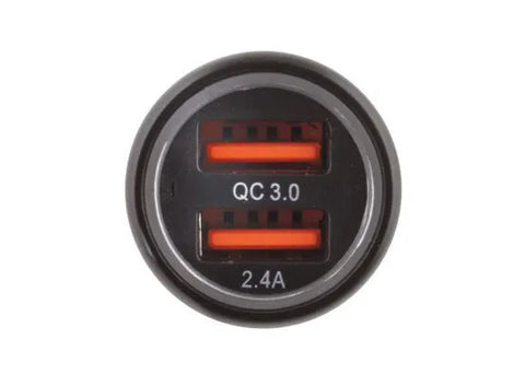 Hulk 4x4 Dual USB In Car Socket Charger - QC3.0 & 2.4 Amp