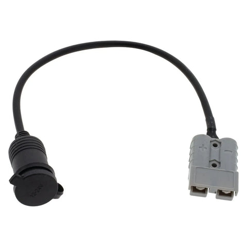 Hulk 4x4 Anderson Plug 50A Cable Assy 300mm Long - Single ACC Socket
