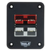 Hulk 4x4 Double Flush Mount Housing w/ 50Amp Plug - Red/Grey